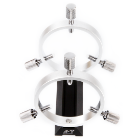 William Optics Slide-Base 50 mm Guiding Rings w/ Adjustment Screws - Silver