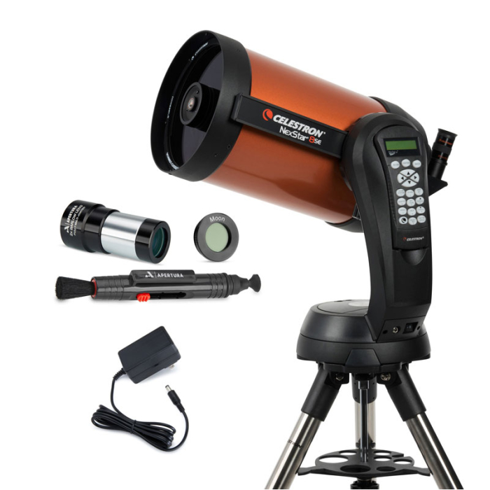 Celestron NexStar 8SE Essential Telescope Bundle