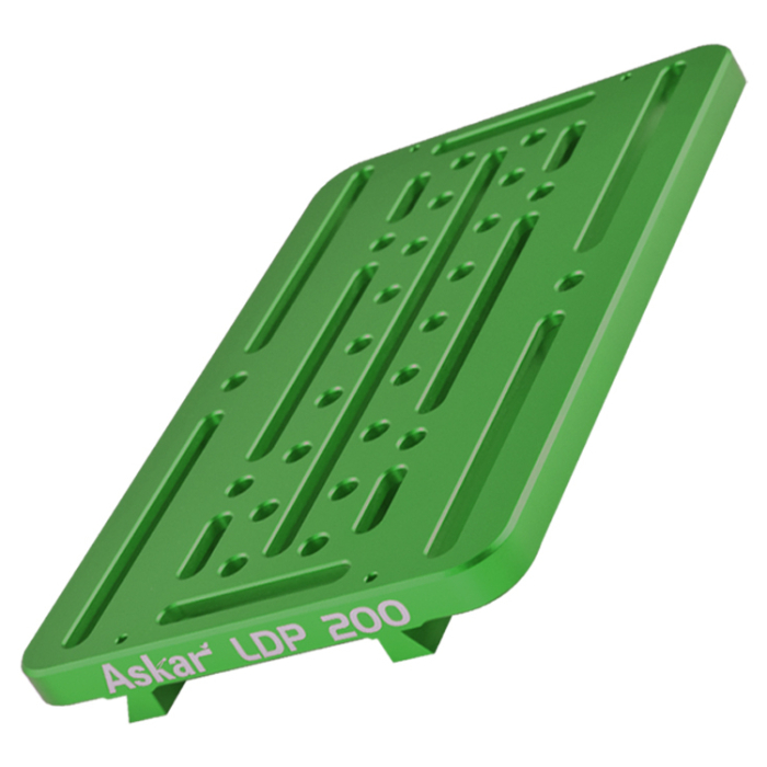 Askar Universal Losmandy-Style 200mm Dovetail Plate - Green