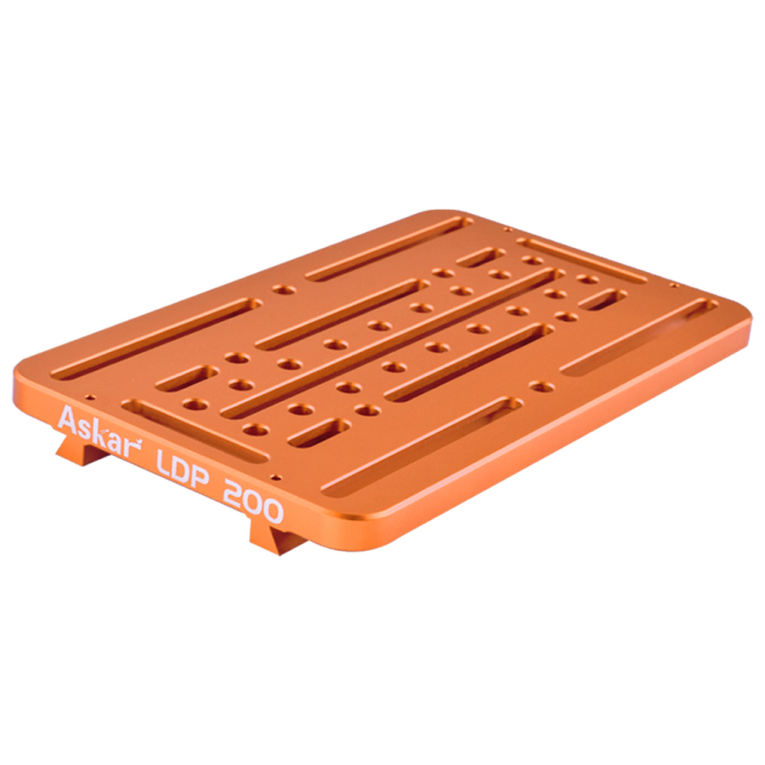Askar Universal Losmandy-Style 200mm Dovetail Plate - Orange 