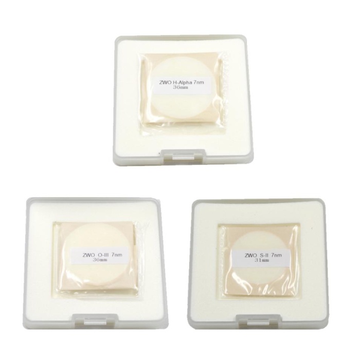 ZWO 36mm Narrowband Filter Set - OIII Ha SII