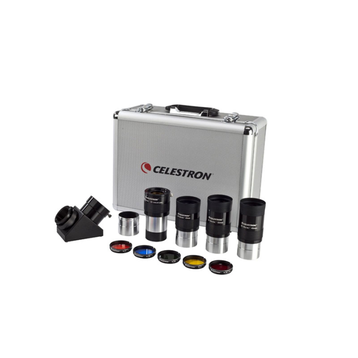 Celestron 234 Eyepiece Filter amp Diagonal Kit With Aluminum Case