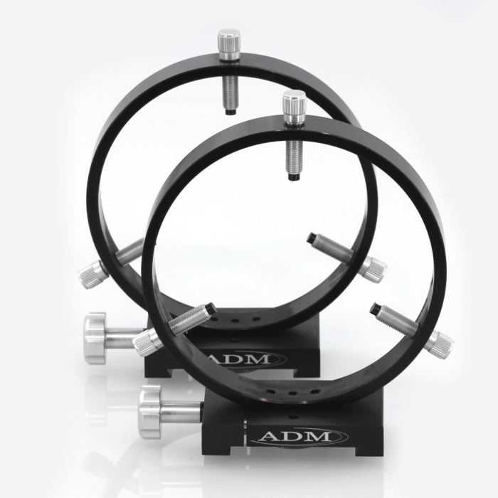 ADM Accessories 150 mm Guidescope Ring Set for D Series Dovetail Bars ADM D Series 150 mm Adjustable Guidescope Ring Set