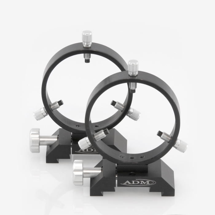 ADM Dual Series 100 mm Adjustable Guidescope Ring Set ADM Accessories 100 mm Dual D  V Series Adjustable Guidescope Ring Set