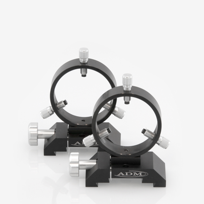 ADM Dual Series 75 mm Adjustable Guidescope Ring Set ADM Accessories 75 mm Dual Series Adjustable Guidescope Rings
