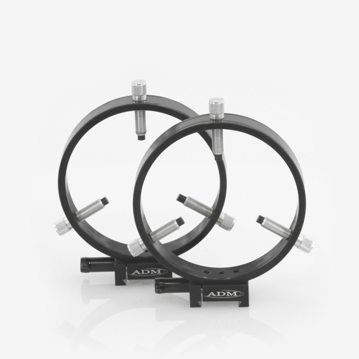 ADM 125 mm Adjustable Guidescope Rings for Mini Dovetail Bar ADM Accessories Adjustable Guidescope Rings for MDS Series Dovetails - 125 mm