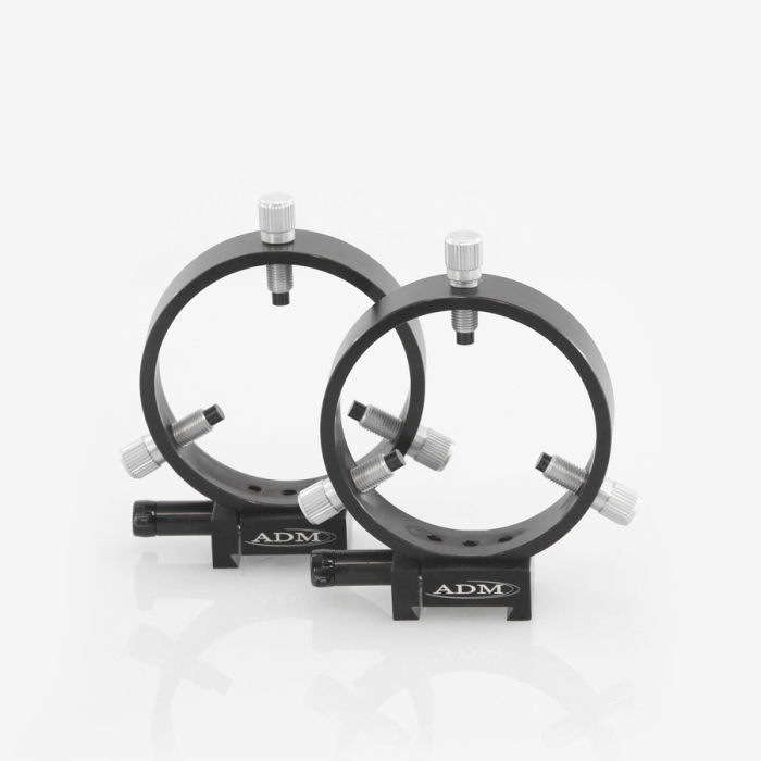 ADM 90 mm Adjustable Guidescope Rings for Mini Dovetail Bar ADM Accessories 90 mm Guidescope Ring Set for MDS Series Dovetail Bar
