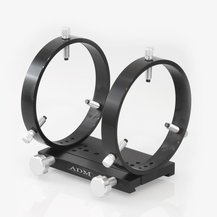 ADM Accessories 150 mm Guidescope Ring Set wSingle 7 Dovetail Adapter ADM 150 mm Adjustable Guidescope Rings with a Single 7 D Series Dovetail Saddle Style Adapter