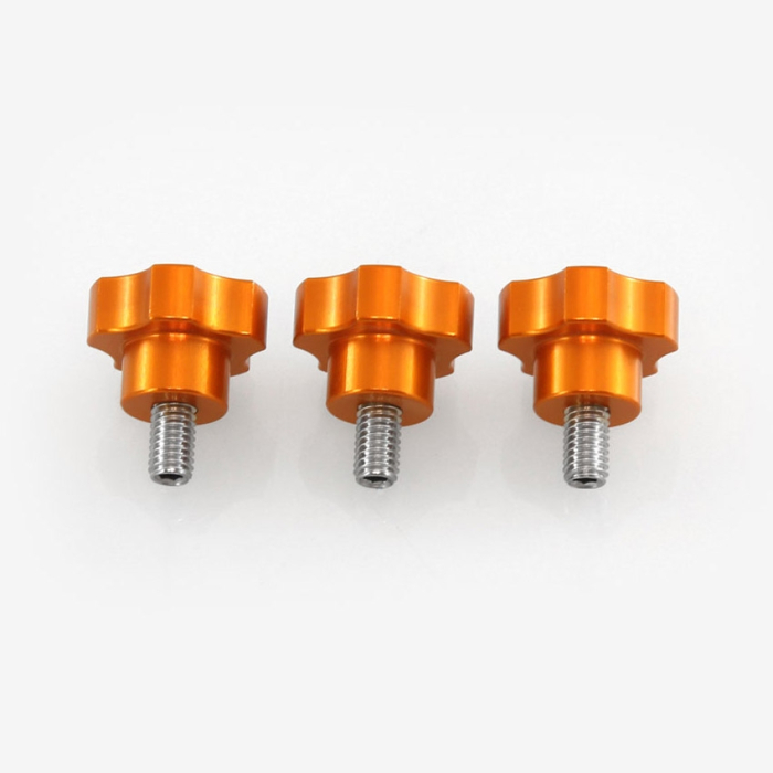 ADM Accessories Tripod Knob Set for Losmandy G11  Celestron CI700 Mounts - Orange ADM Tripod Knobs for Losmandy G11  Celestron CI700 Mounts - Orange