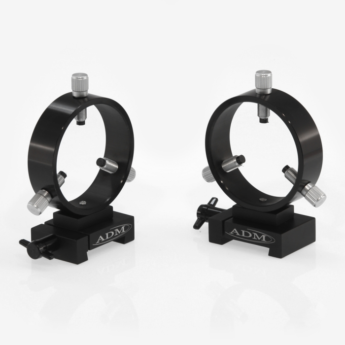 ADM Accessories 75 mm Guidescope Ring Set for V Series Dovetail Bars ADM Guidescope Ring Set for V Style Dovetails - 75 mm