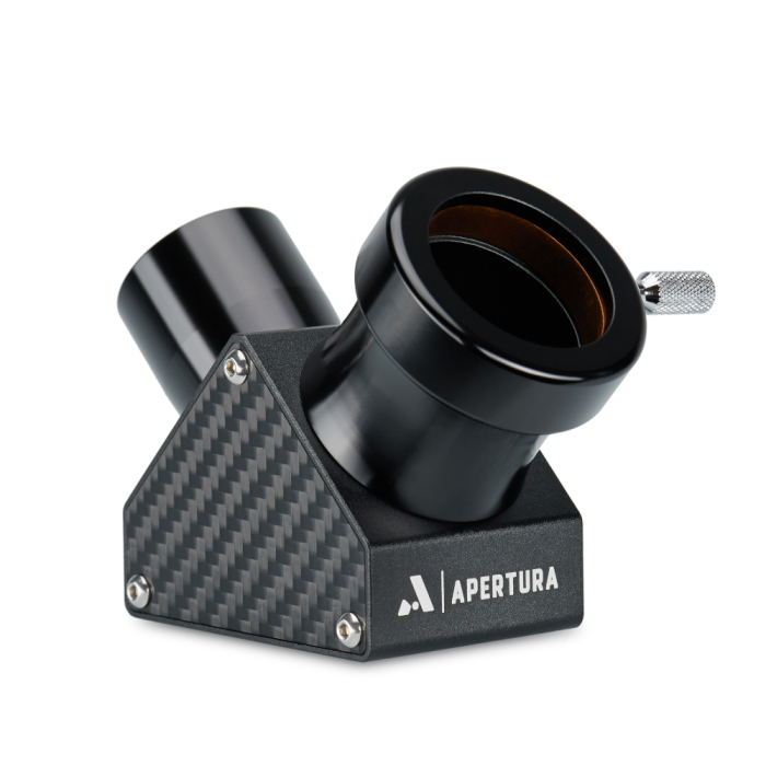 Apertura 1.25 Carbon Dielectric Mirror Diagonal - Open Box Apertura 1.25 Carbon Dielectric Diagonal Full View