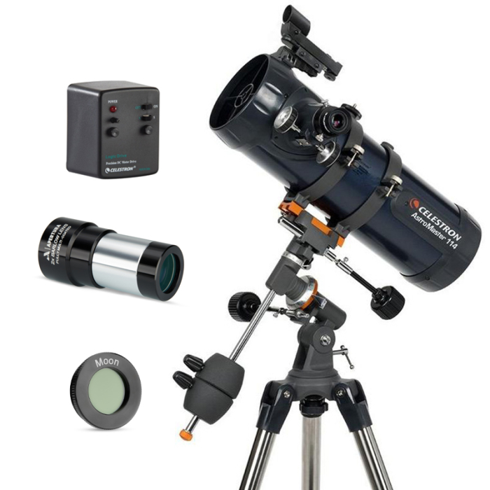 Celestron AstroMaster 114EQ Telescope Bundle