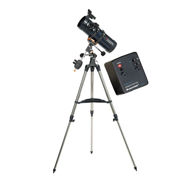 Celestron AstroMaster 114 EQ Newtonian Reflector Telescope with Equatorial Mount and Motor Drive