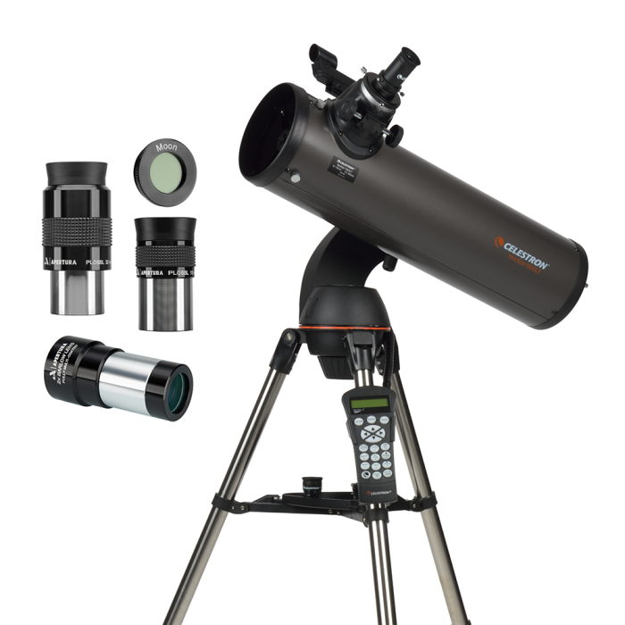 Celestron NexStar 130 SLT Telescope Bundle Celestron NexStar 130 SLT Telescope Bundle with bundle inclusions eyepieces barlow and moon filter