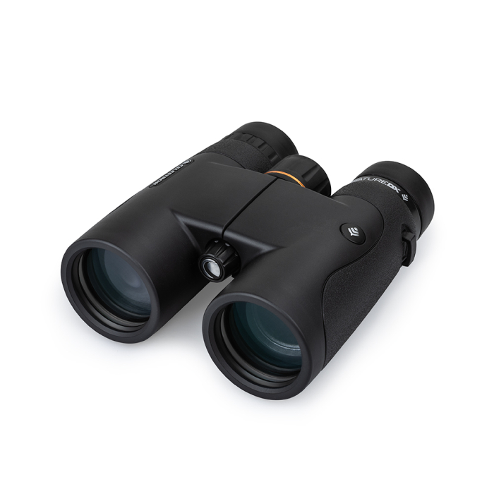 Celestron Nature DX 8x42 Binoculars - Black Celestron Nature DX 8x42 Binoculars - Black front optics facing left