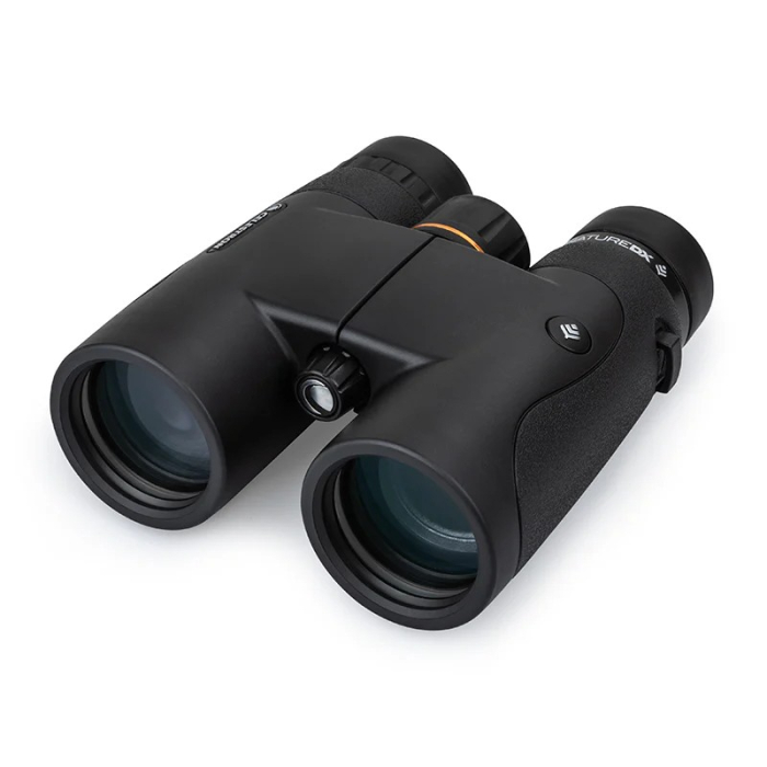Celestron Nature DX 10x42 Binoculars - Black Nature DX 10x42 Binoculars - Black front optics facing left