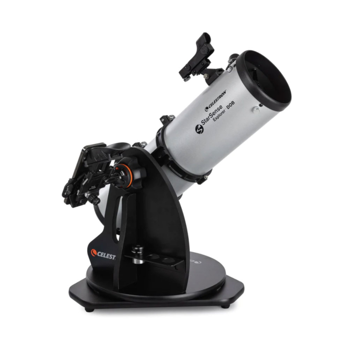 Celestron StarSense Explorer 130mm Tabletop Dobsonian Celestron StarSense Explorer 130mm Tabletop dob facing forward right