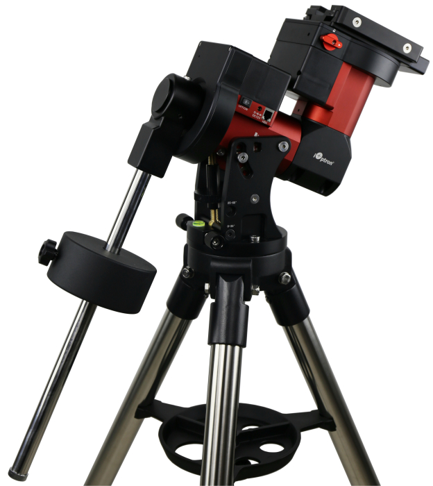 iOptron CEM40EC High Res Center Balance Equatorial Mount iPolar Hard Case and 1.75 Tripod