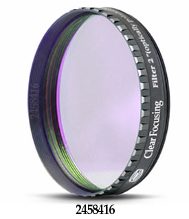 Baader Clear C IR-Blocked Focusing Filter - 2 Mounted