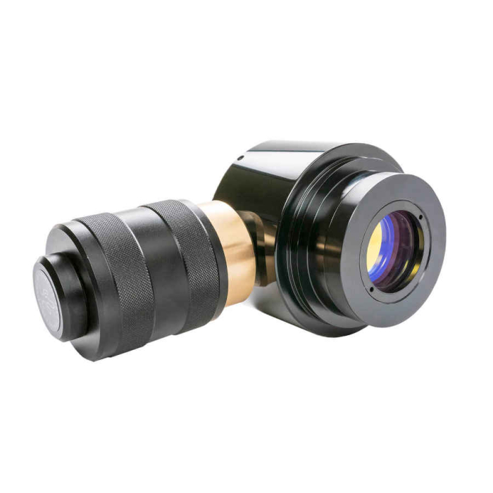 Lunt Internal 0.35A Double Stack Small Format for LS80MT and LS100MT Lunt Solar Systems Double Stack Filter for 80 millimeter and 100 millimeter Modular Telescopes - Lens View