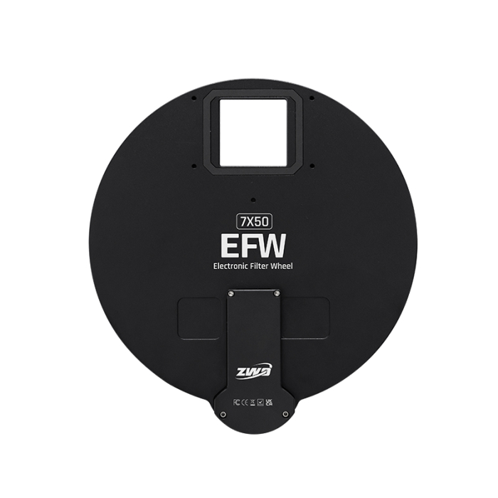 ZWO 7 Position Electronic Filter Wheel for 50mm Square Filters for ASI461MM-P - Refurbished