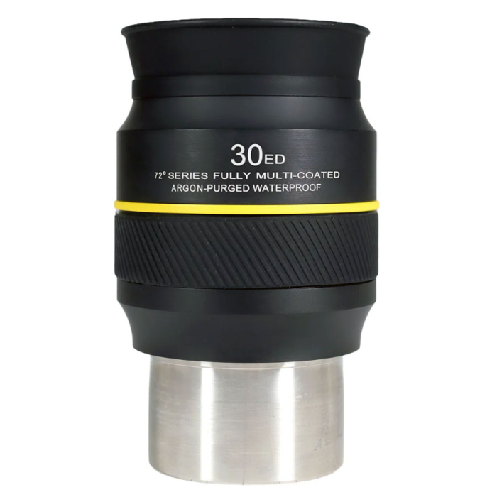 Explore Scientific 72 ED Waterproof 30 mm 2 Eyepiece Explore Scientific 72 ED Waterproof 30 mm 2 Eyepiece Upright with information stamp centered in frame