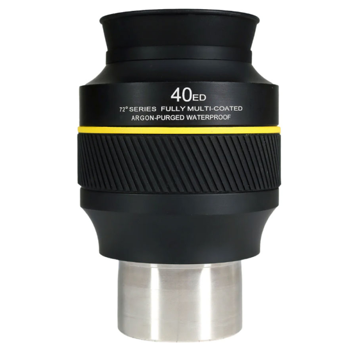Explore Scientific 72 ED Waterproof 40 mm 2 Eyepiece Explore Scientific 72 ED Waterproof 40 mm 2 Eyepiece Upright with information stamp centered in frame