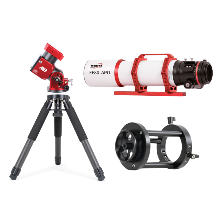 ZWO AM3N Mount and FF80 APO Astrophotography Rig Bundle