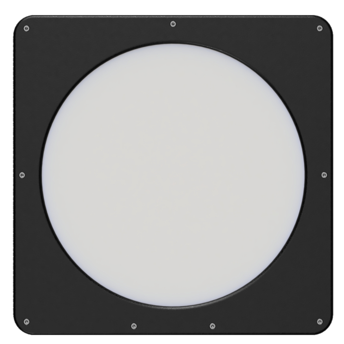 Pegasus Astro FlatMaster 250 Dimmable WiFi Flat Field Illumination Panel - Used Pegasus Astro FlatMaster 250 Dimmable WiFi Flat Field Illumination Panel shown on a white product background with visible body hardware and connection details