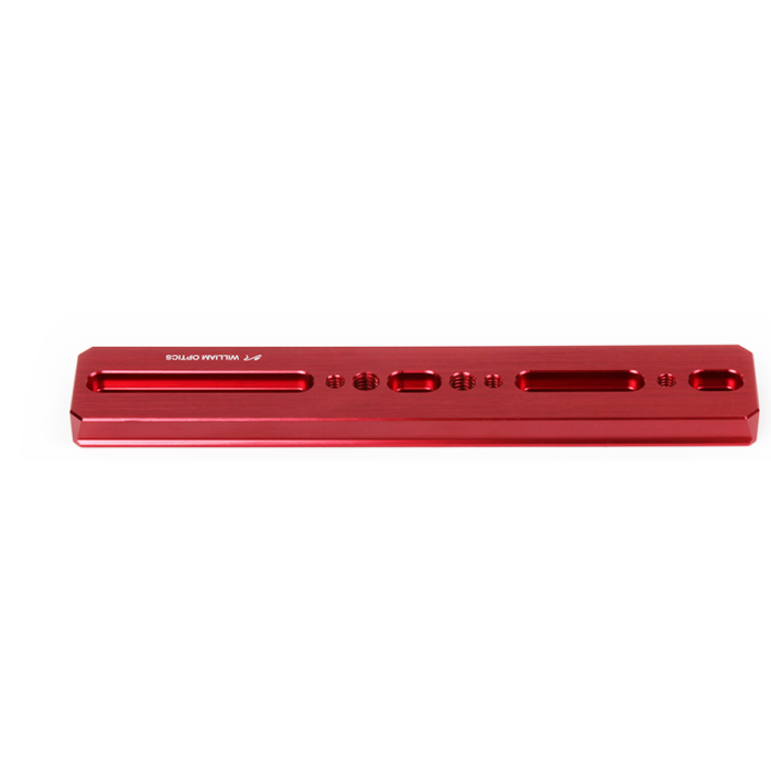 William Optics DSD 245 - 9.65 Dual Sided Dovetail Plate - Red