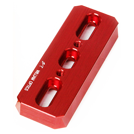 William Optics DSD 110 - 4.33 Dual Sided Dovetail Plate - Red