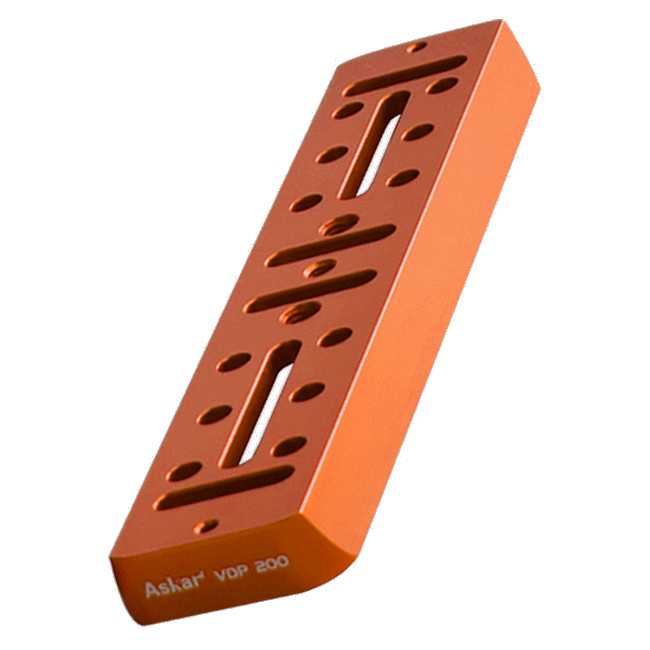 Askar Universal Vixen-Style 200mm Dovetail Plate - Orange