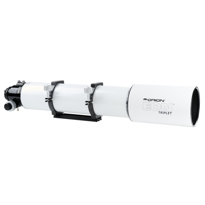 Orion EON 115mm ED Triplet Refractor Orion EON 115 mm Triplet refractor pointing front right