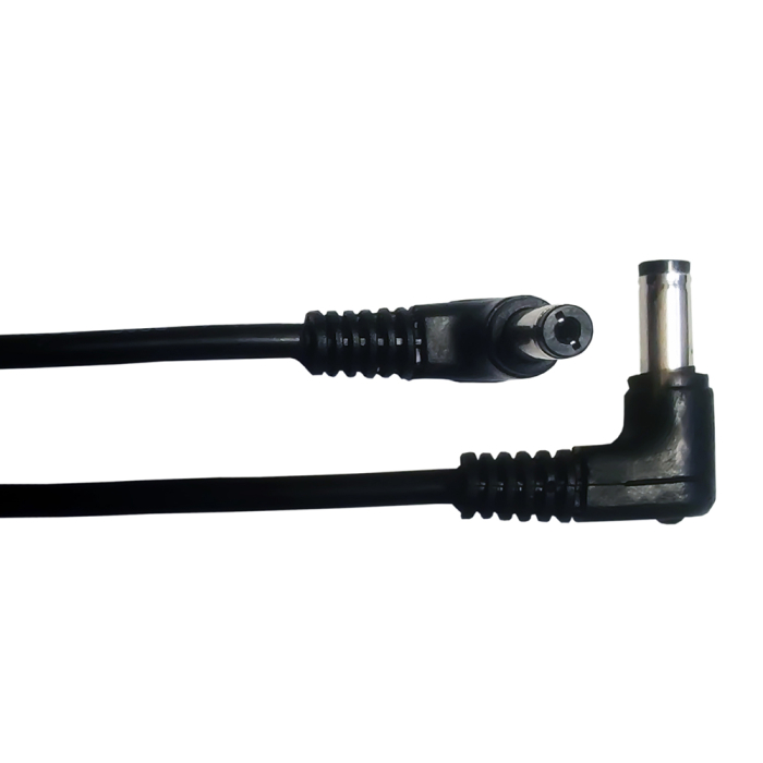 Pegasus Astro Pack of Two 2.1 mm Male to 2.1 mm Male Cables Angled 90 Degrees - 1.0 m Pegasus Astro 90 Deg. 2.1 Male to 2.1 Male Cables - Pack of Two