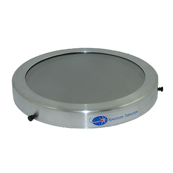 Spectrum Full Aperture Glass Solar Filter for 244 mm - 251 mm OD Telescopes Spectrum Telescope 254 mm ID Full Aperture Glass Solar Filter