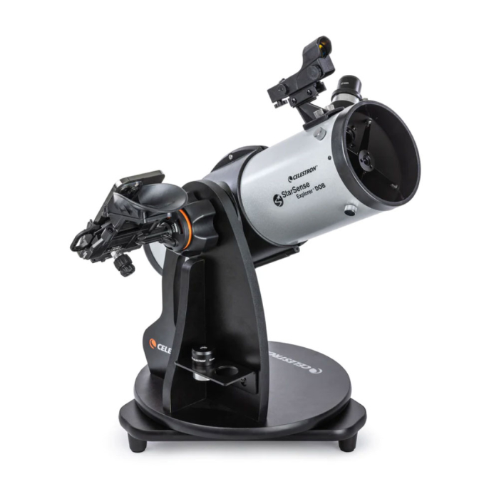 Celestron StarSense Explorer 114mm Tabletop Dobsonian Celestron StarSense Explorer Table Top Dob 114mm Pointed to right