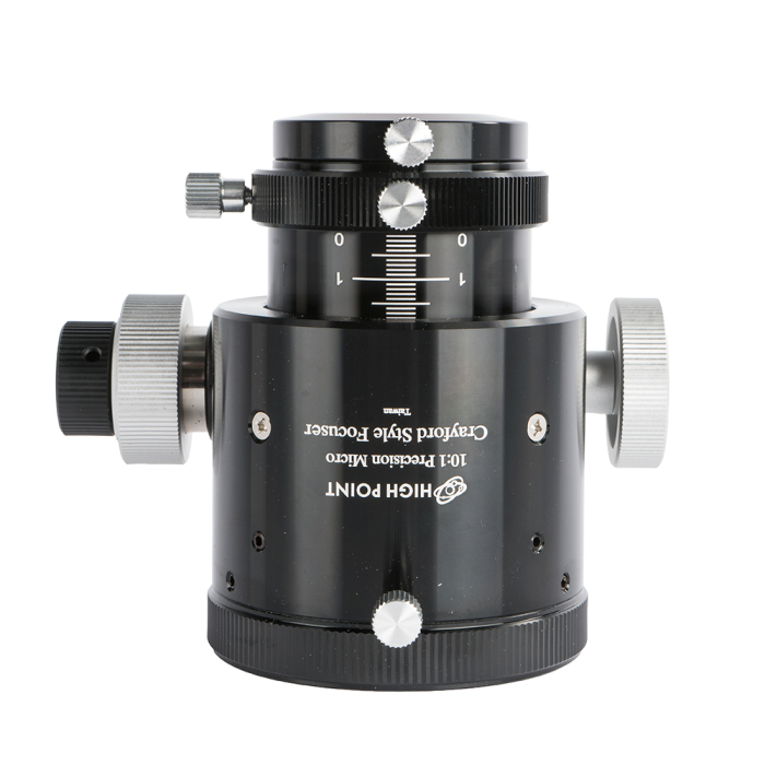 101 Crayford Focuser for Celestron SCTs by High Point - Used 101 Crayford Focuser for Celestron SCTs by High Point side profile