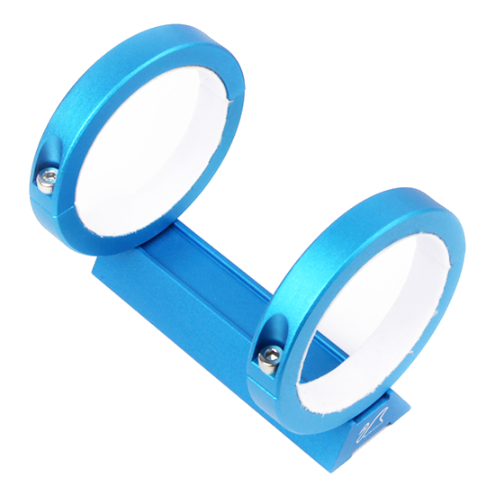 William Optics 50mm Guide Rings with Slide Base - Blue