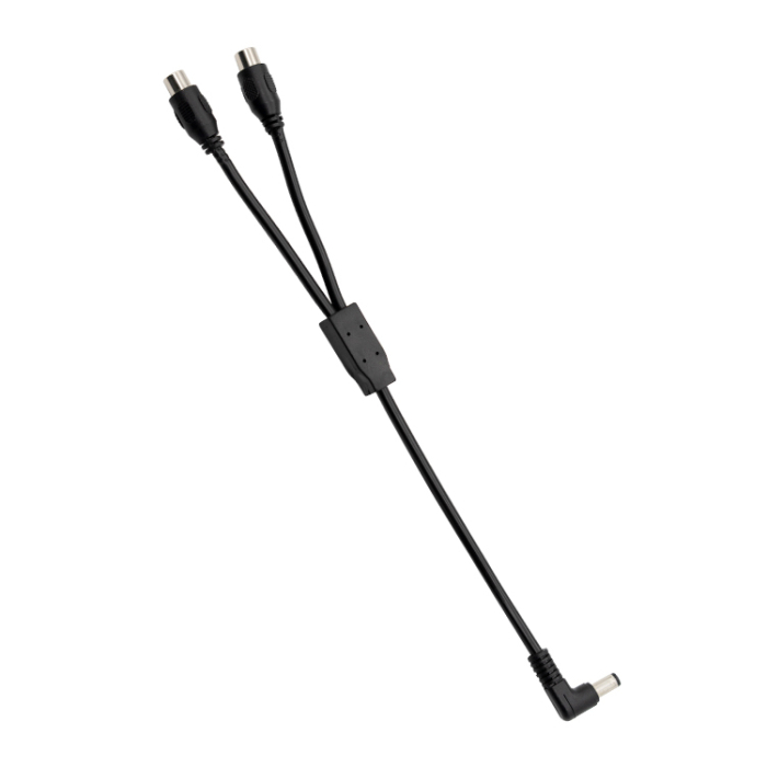 ZWO DC Y Splitter Cable - 1 Male DC Jack to 2 Female RCA