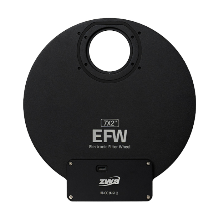 ZWO 7 Position Electronic Filter Wheel for 2 Filters 2025