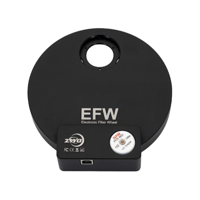 ZWO EFW 8-Position Filter Wheel for 1.25 and 31 mm Filters - Refurbished ZWO EFW 8-position Filter Wheel for 1.25 and 31 mm Filters