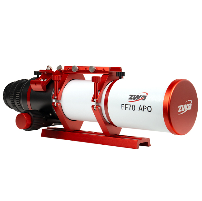 ZWO 70 mm APO Refractor Telescope ZWO FF70 Refractor Sideways Right Facing