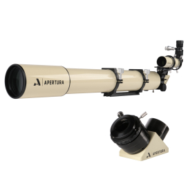 Apertura 102mm FCD-100 Doublet APO Classical Refractor w/ 2" Twist Lock Prism Star Diagonal