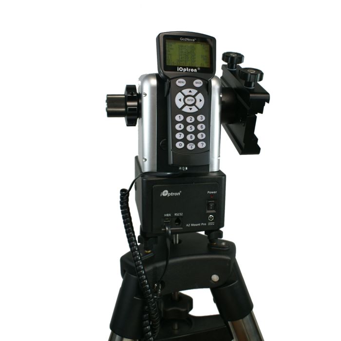 iOptron AZ Mount Pro Computerized Level  Go Alt-Azimuth Mount with 1.75 LiteRoc Tripod