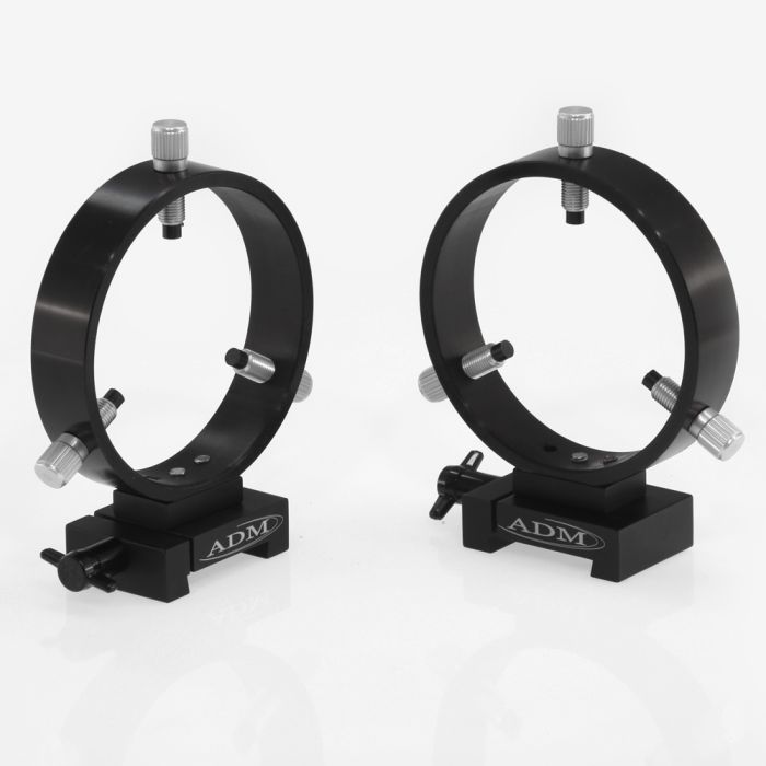 ADM Accessories 100 mm Guidescope Ring Set for V Series Dovetail Bars ADM Accessories 100 mm Guidescope Ring Set for Vixen Style Dovetails