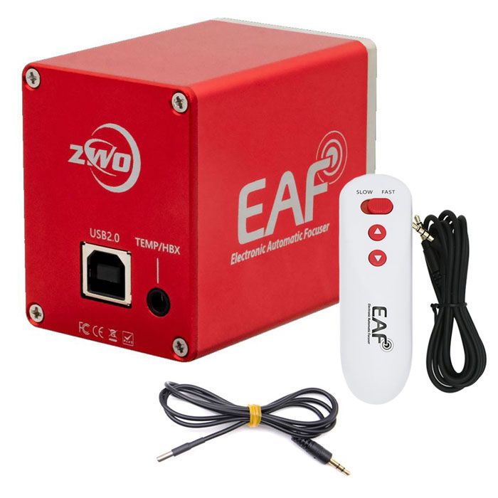 ZWO Advanced Electronic Automatic Focuser - 5V USB Version w Hand Controller and Sensor