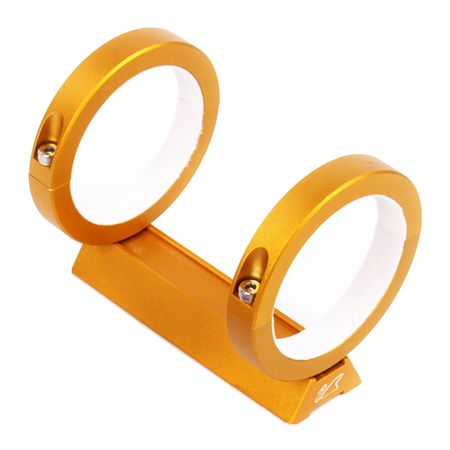 William Optics 50mm Guide Rings with Slide Base - Gold