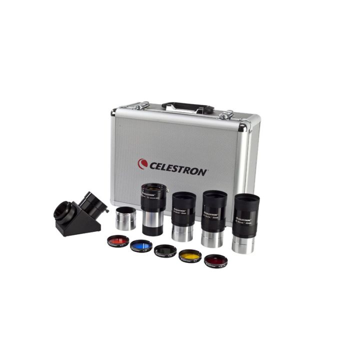 Celestron 2 Eyepiece Filter and Diagonal Kit With Aluminum Case