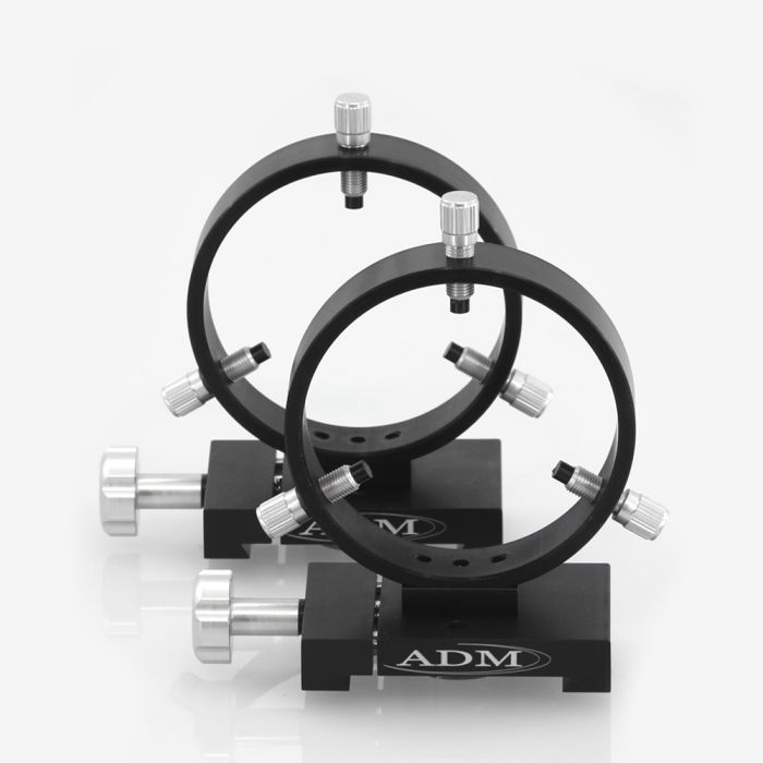 ADM 100 mm D Series Adjustable Rings For Guidescopes and Finderscopes ADM Accessories D Series Adjustable Guidescope Rings - 100 mm