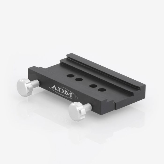 ADM Dual Series Saddle Plate with 8 mm Counterbored Holes ADM Dual D  V Series Saddle - 8 mm Counterbored Hole Version